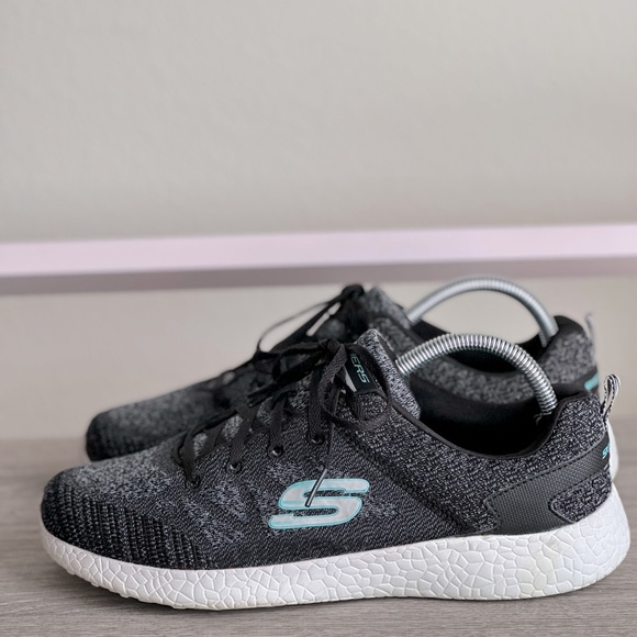 Skechers Burst Knit Athletic Shoes Womens Size 9.5 - Picture 2 of 5